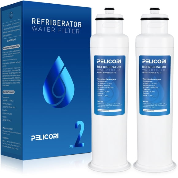 Filtro Pelicori HX2017FR-A/HX2017F-A compatible con Insignia NS-WF26FD9-1/WF26FD9-1 (paquete de 2)