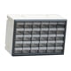 thumbnail image 4 of Organizador De Almacenamiento De 30 Cajones, Armario Para Manualidades, Para Guardar Tuercas Y Tornillos, Gris Y Blanco, 4 of 5