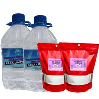 Mamá Limpiando - Pack 2 Vinagres 10% Incoloro De Limpieza + 2 Kilos De Bicarbonato