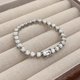 thumbnail image 4 of Pulseras de Tenis de Moissanita de 5x5 Mm para Mujer Color D VVS1 Corazón Pulsera de Tenis Chapada en Plata Esterlina 925 Oro Blanco de 18K Joyería para Mujer Pulseras 16-23 Cm, 4 of 8