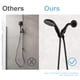thumbnail image 2 of Manguera de ducha OFFO Ultra-Flex 152 cm negro mate PVC, 2 of 7
