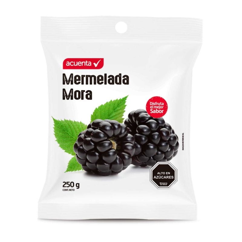 Mermelada De Mora Bolsa 250 g Acuenta