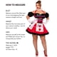 thumbnail image 4 of Juego de cartas Costume Leg Avenue, bonito, rojo y negro, talla ML, adulto, 4 of 6