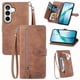thumbnail image 1 of Funda FOXDOCK Cartera Piel Samsung Galaxy S26 Pro – Antirrobo RFID, Antigolpes – marrón, 1 of 6