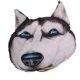 thumbnail image 3 of Almohada Para El Cuello Del Asiento Del Coche, Almohada De Animales De Dibujos Animados Con Bolsa De Carbón, Huskies, 3 of 5
