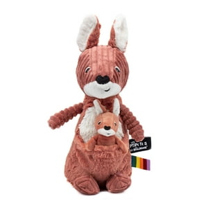 Les Ptipotos - Peluche Canguro Allezou Mamá Y Bebé - Terracota