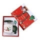 thumbnail image 3 of Juego De Tazas Navideñas, Taza De Té De Papá Noel Con Tapa Y Cuchara Para Escritorio, Oficina, Vacaciones, árbol De Navidad Verde, 3 of 3