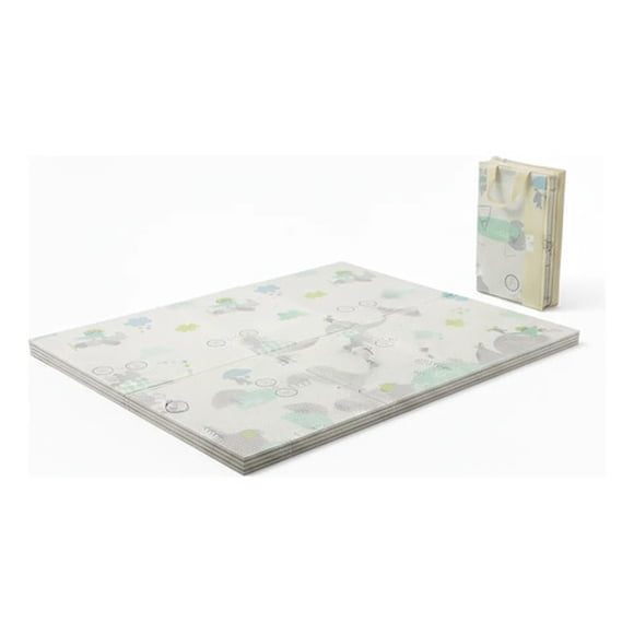 Alfombra Plegable Antigolpes Pom Pon Premium Para Bebé