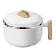 thumbnail image 3 of Speedy Ramen Cooker Ramen Bowl Ensaladera con asas Tazón de servir portátil Tazón de sopa Tazón de fideos para Picnic Cocina Hogar Cocina instantánea Blanco, 3 of 5
