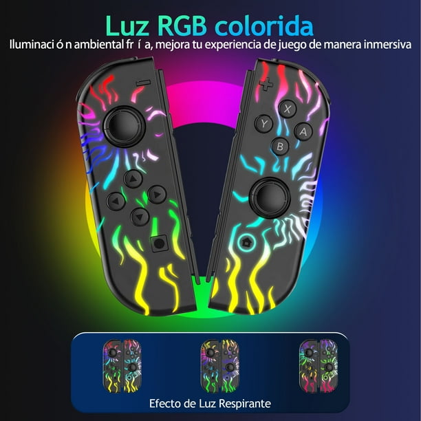 Switch Joy-Con para Nintendo Switch con Iluminación RGB - Tema de