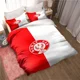 thumbnail image 2 of Hapoel Ramat Gan Football Israel Bedding Set Cute Duvet Cover Bed Cover with Pillowcase Custom Cover with Pillowcase Custom, 2 of 5