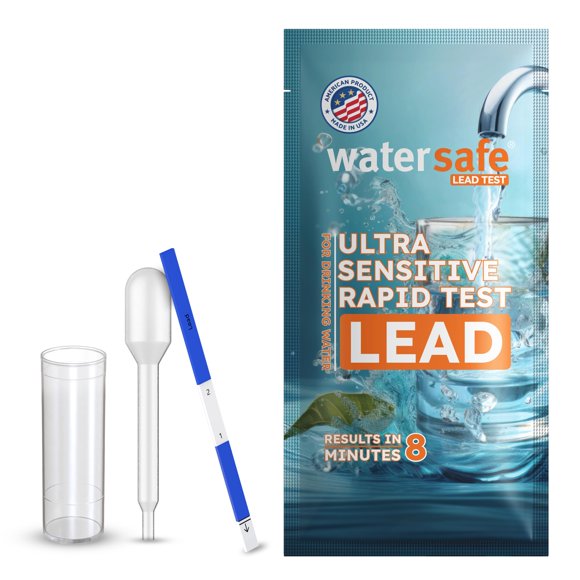 Kit de prueba de plomo Watersafe Watersafe® con detección de 8 minutos
