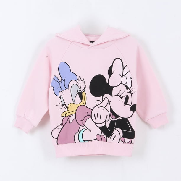 Polerón Cerrado Niña Hoodie Friends Minnie Rosado Disney