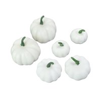 Bothyi - 6 Piezas Calabazas Falsas Modelo Calabazas De Espuma Falsas Para Chimenea De Halloween Estilo Otoño C