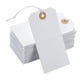 thumbnail image 5 of 100 Uds etiquetas de regalo con cadena etiquetas colgantes en blanco con agujero etiqueta de papel DIY etiquetas de precios de joyería para favores de 12x6cm, 5 of 5