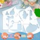 thumbnail image 3 of Plantillas Bsenhe 60 uds reutilizables de 13 cm para pintura infantil, 3 of 8