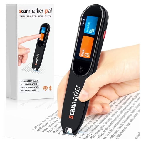 Scanmarker Pal: Bolígrafo De Lectura Y Bolígrafo De Traducción Para Dificultades De Aprendizaje, Dislexia, Estudiantes De Idiomas, Bolígrafo Traductor Para Más De 100 Idiomas