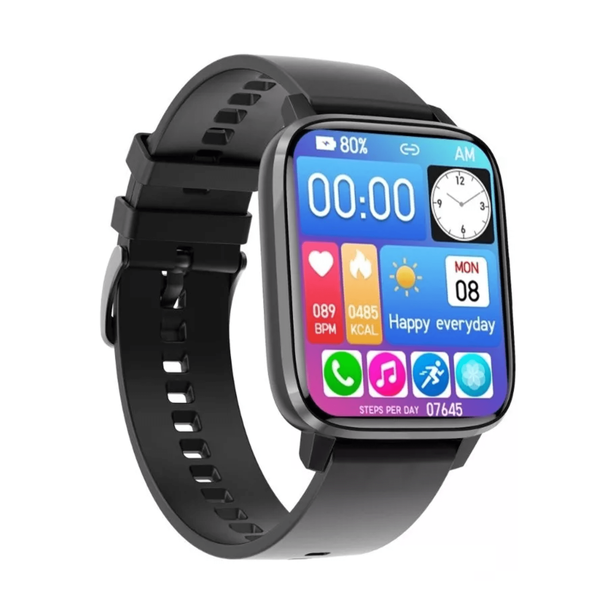 Genérico - Reloj Inteligente I12pro Versión Actualizada Llamada Bluetooth, Negro