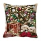 thumbnail image 1 of Funda De Almohada De Tiro Navideño Funda De Almohada Para Decoración Del Hogar Cachorro, 1 of 3