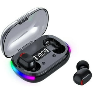 Aaronmei Auriculares Inalámbricos Tws Bluetooth 5.3 Negro