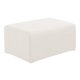 thumbnail image 3 of Stretch Ottoman Puf Cover Reposapiés Taburete Slipcover Protector Blanco, 3 of 5