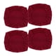 thumbnail image 5 of 4 piezas jacquard poliéster estiramiento boda comedor silla asiento cubierta burdeos_m, 5 of 5