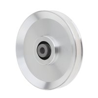 Ioensy - Rodamiento Polea Rueda Gimnasio Accesorio Universal Para Máquina De Cable Equipo De Gimnasio 120 Mm Plata