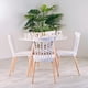 thumbnail image 2 of Comedor Mesa Estela 100cm Blanca + 4 Sillas Windsor Blanca, 2 of 3