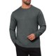 thumbnail image 4 of INSPIRE CHIC Suéter de Punto Suave de Cuello Redondo de Manga Larga Clásico de Color Sólido para Hombre Talla L Gris Oscuro, 4 of 6