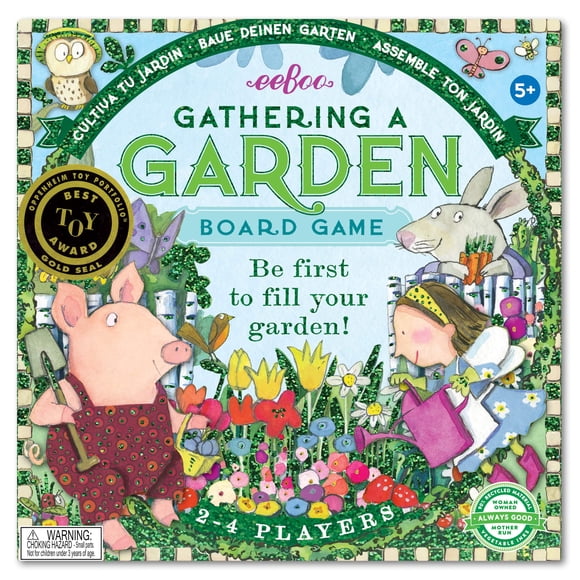 Juego de mesa eeBoo Gathering a Garden Educational 5+ Years