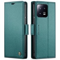 Caseme Tipo Cartera Xiaomi 13 Con Cierre Magnético, Rfid, Tarjetero, Soporte, Carga Inalámbrica