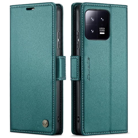 Caseme Tipo Cartera Xiaomi 13 Con Cierre Magnético, Rfid, Tarjetero, Soporte, Carga Inalámbrica