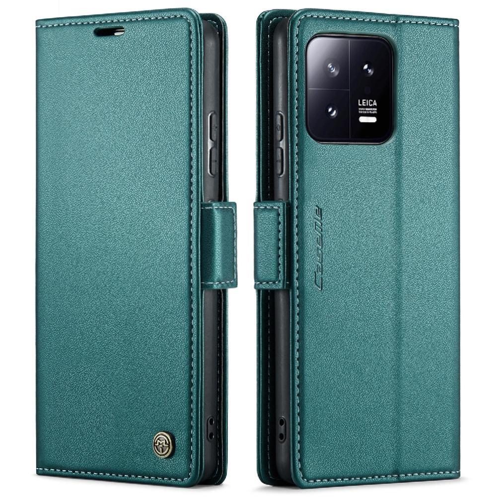 Caseme Tipo Cartera Xiaomi 13 Con Cierre Magnético, Rfid, Tarjetero, Soporte, Carga Inalámbrica
