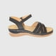 thumbnail image 4 of Sandalia plataforma Negro Vía Franca, 4 of 4