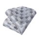 thumbnail image 4 of Corbata Gris seda hombre con paño y colleras Modelo Punto Gris, 4 of 6