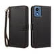 thumbnail image 1 of Funda Tipo Billetera para Motorola Moto G Play 5G 2024 con Soporte y Bolsillo con Cierre Negro, 1 of 1