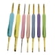 thumbnail image 1 of de ganchos de , 7 piezas, suministros de tejer portátiles, agujas de tejer de suaves y fáciles de utilizar, ganchos de para, 1 of 5