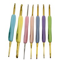 Magideal - De Ganchos De , 7 Piezas, Suministros De Tejer Portátiles, Agujas De Tejer De Suaves Y Fáciles De Utilizar, Ganchos De Para