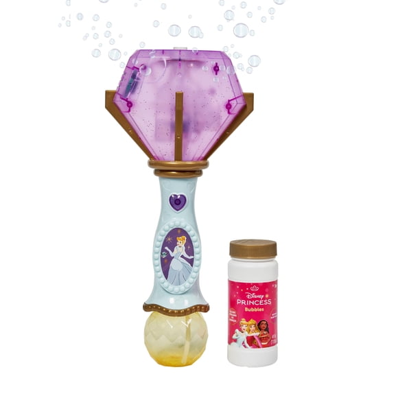 Bubble Wand para niños pequeños, princesa de Disney, Cenicienta, con sonido