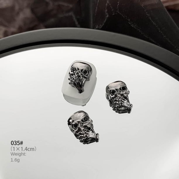 Personalized Nail Art Accessories Not Easy To Break Alloy Nail Art Crow Heart Cross Health & Beauty Cross Nail Art Jewelry