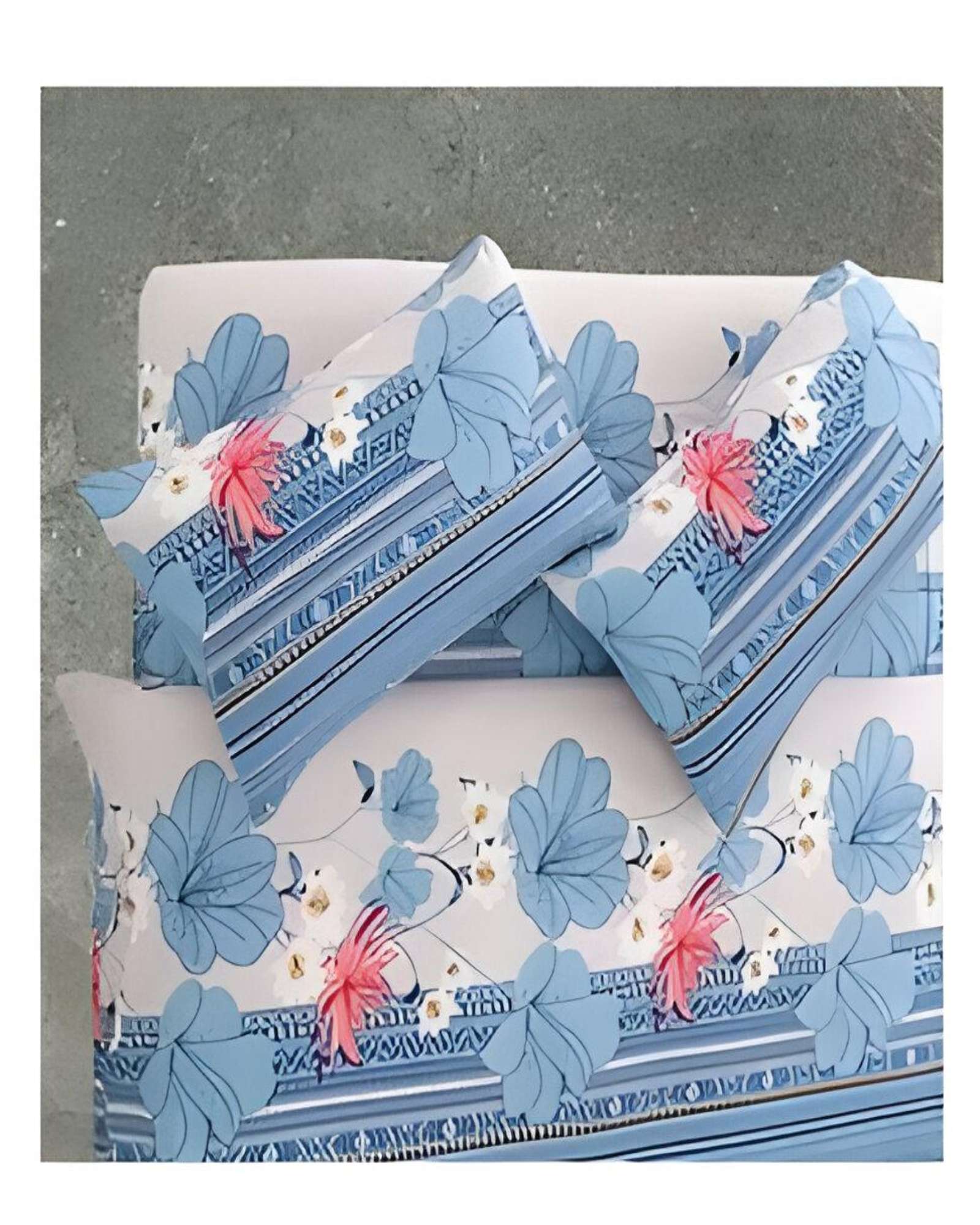 Gransol - Juego De Sábanas Tela Con Diseño King S5