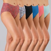 Pack X6 Calzon Maxi Bonded Microfibra Flores Mujer 25568-251