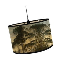 Magideal - Tambor De Impresión De Lámpara De Impresión Accesorios De Luz Intercambiables Vintage Para La Versión De Tambor De Tambor De Lámpara E26/E27 Para La M Estilo D
