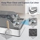 thumbnail image 5 of Caja de arena para gatos UPSKY de acero inoxidable XL con tapa para razas grandes, 5 of 7
