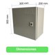 thumbnail image 3 of Tablero Eléctrico Gabinete Metálico Drl 300x300x200mm Ip65, 3 of 5