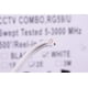 thumbnail image 5 of Cable coaxial Five Star Cable RG59 de 500 pies con circuito cerrado de televisión con alimentación, blanco, 5 of 6