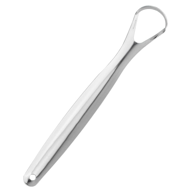 Tongue Scraper Cleaner for Adults Surgical Grade Professional Eliminate Bad Breath Stainless Steel Metal Tongue Brush Dental Kit