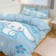 thumbnail image 1 of Cute Cinnamoroll Cartoon Duvet Cover Set Bedding Set 1 Duvet Cover And 2 Pillowcases 3D Cartoon Dog Printed Comfortable And Ultra Soft Bed Set Room Decor for Bedroom, 1 of 5
