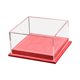 thumbnail image 1 of Vitrina Para Maquetas De Dos Coches A Escala 1/64, Accesorios Portátiles, Tapa De Acrílico Transparente Roja, 1 of 5