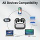 thumbnail image 5 of Auriculares de conducción ósea con clip para la oreja, Bluetooth 5.2, inalámbricos, abiertos, deportivos e impermeables para correr., 5 of 7
